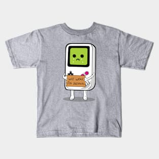 Will work for batteries Kids T-Shirt